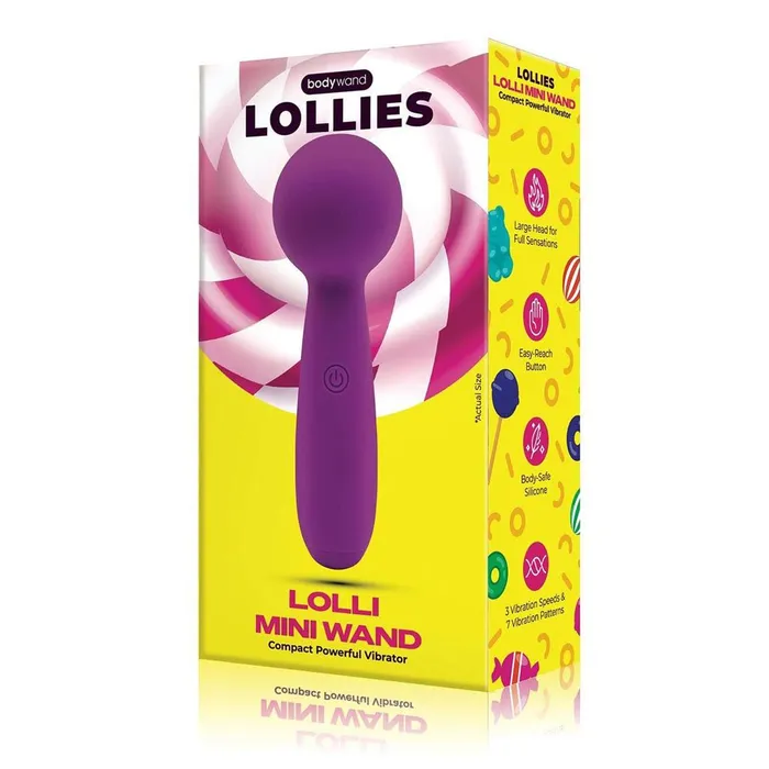 Bodywand Vibrators Bodywand Lolli Mini Wand Purple 11 cm USB Rechargeable Mini Massage Wand Bodywand Vibrators Bodywand Lolli Mini Wand Purple 11 cm USB Rechargeable Mini Massage Wand