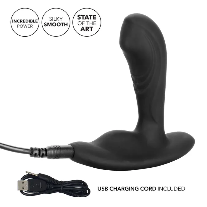 CalExotics Anal Eclipse Tapered Roller Ball Probe Vibrating Stroking Butt Plug