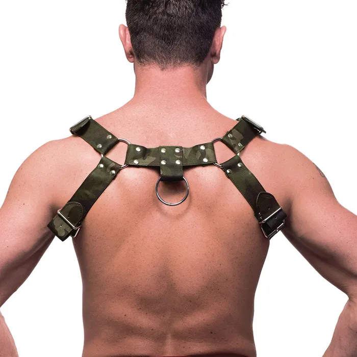 California Exotic Colt Camo Chest Harness Female Sex Toys