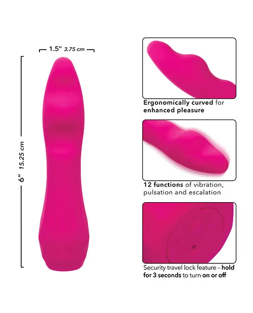 California Exotic Novelties Gia Curved Pleaser Pink Vibrators