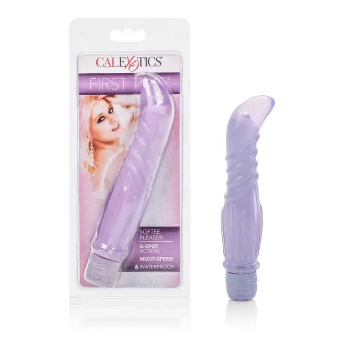 California Exotic Vibrators First Time Softee Pleaser Purple