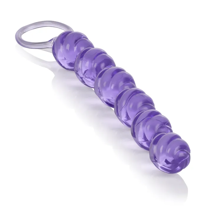 California Exotic Vibrators Swirl Pleasure Beads Purple
