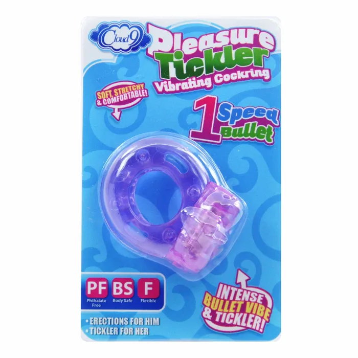 Cloud 9 Vibrators Cloud 9 Pleasure Tickler 1 Speed Purple