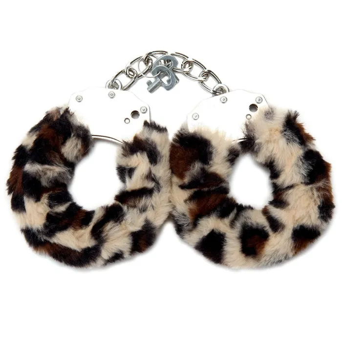 Couples WhipSmart WhipSmart Classic Furry Cuffs Leopard Furry Restraints with Bonus Eye Mask Couples WhipSmart WhipSmart Classic Furry Cuffs Leopard Furry Restraints with Bonus Eye Mask