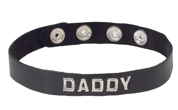 DADDY Word Band Collar Spartacus Vibrators