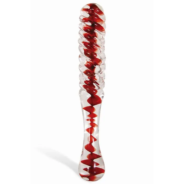 Dildos Adam Eve Adam Eve Sweetheart Swirl Glass Dildo ClearRed 22 cm Dildos Adam Eve Adam Eve Sweetheart Swirl Glass Dildo ClearRed 22 cm