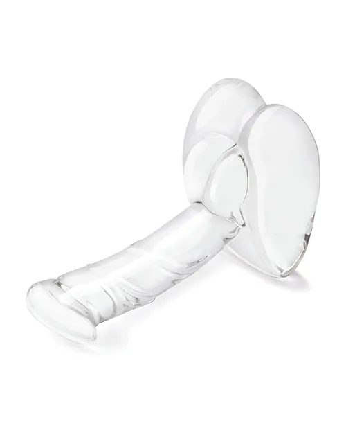 Dildos Electric Eel INC Glas 75 Rideable Standing Cock wStability Base