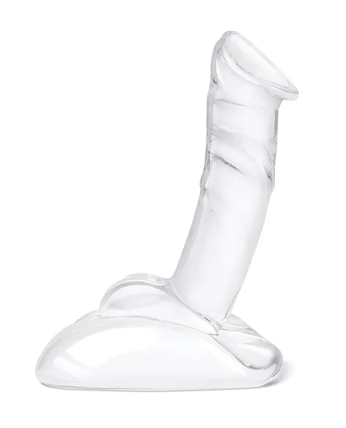 Dildos Electric Eel INC Glas 75 Rideable Standing Cock wStability Base