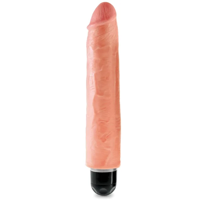 Dildos Pipedream King Cock 10 Vibrating Stiffy Flesh