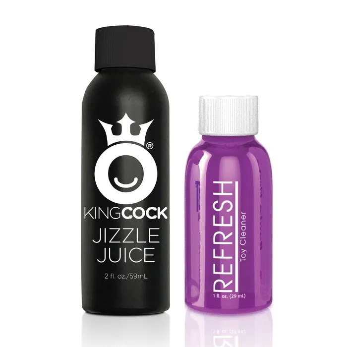 Dildos Pipedream King Cock 8 Inch Squirting Cock With Balls Light