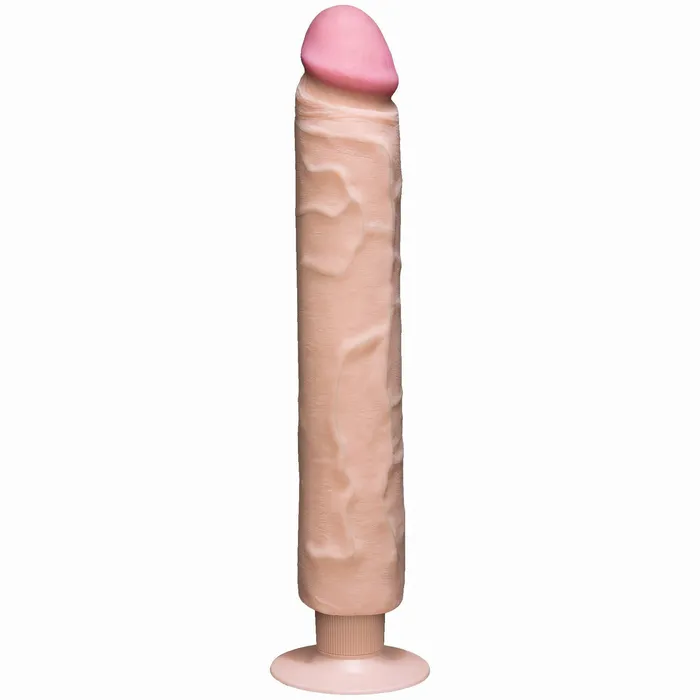 Dildos Realistic Cocks Realistic Cock Vib 12 inch with out Balls White