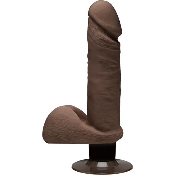 Doc Johnson Anal The D 7 inch Vibrating Perfect D Chocolate
