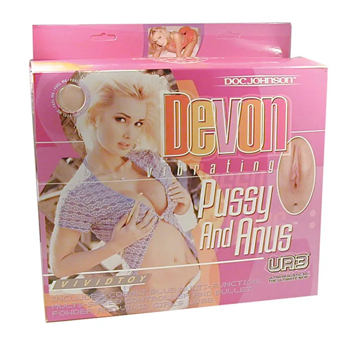 Doc Johnson Male Sex Toys Doc Johnson Devons Vibrating Vagina Anus UR3
