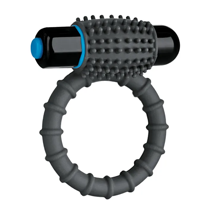Doc Johnson Male Sex Toys Doc Johnson OptiMALE Vibrating CRing Slate