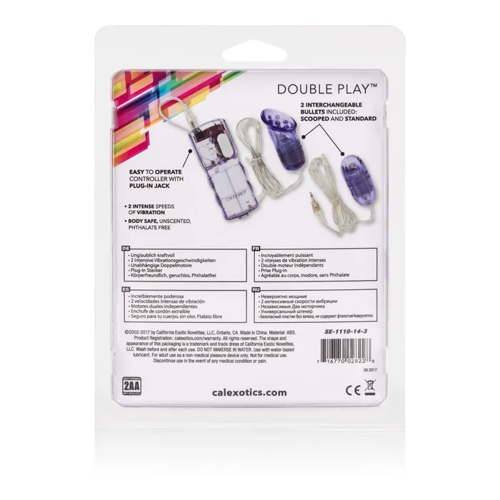 Double Play Dual Massager California Exotic Female Sex Toys