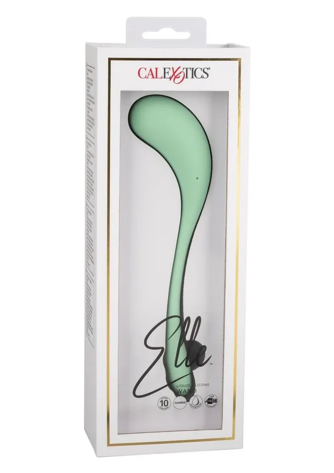 Elle Female Sex Toys Elle Liquid Silicone Wand Rechargeable Vibrator