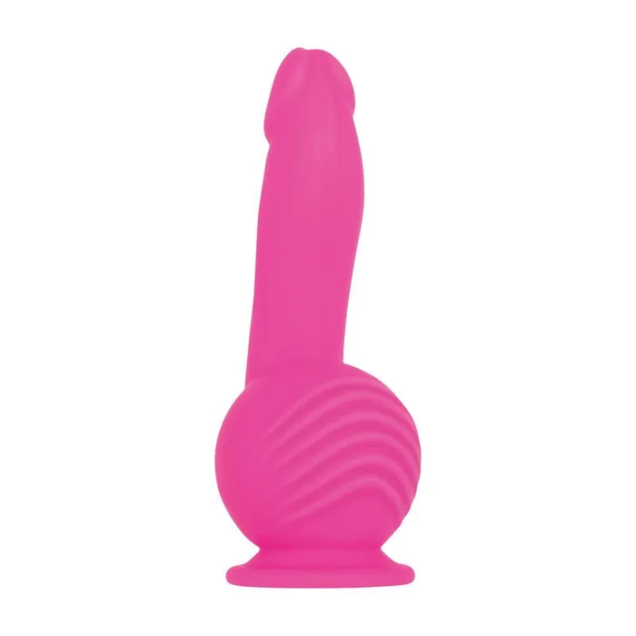 Evolved Dildos Evolved Ballistic Pink 19 cm USB Rechargeable Vibrating Dong with Balls Motor Remote Evolved Dildos Evolved Ballistic Pink 19 cm USB Rechargeable Vibrating Dong with Balls Motor Remote