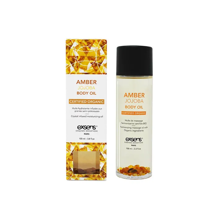 Exsens Amber Jojoba Crystal Body Oil Exsens Female Sex Toys