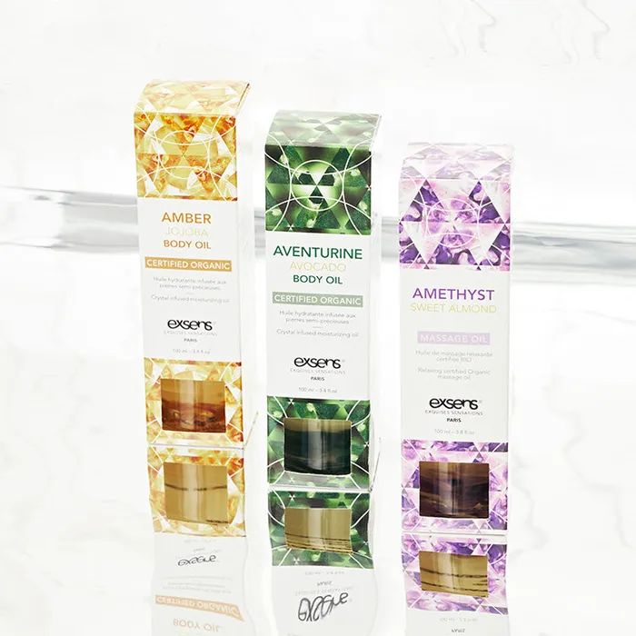 Exsens Amber Jojoba Crystal Body Oil Exsens Female Sex Toys