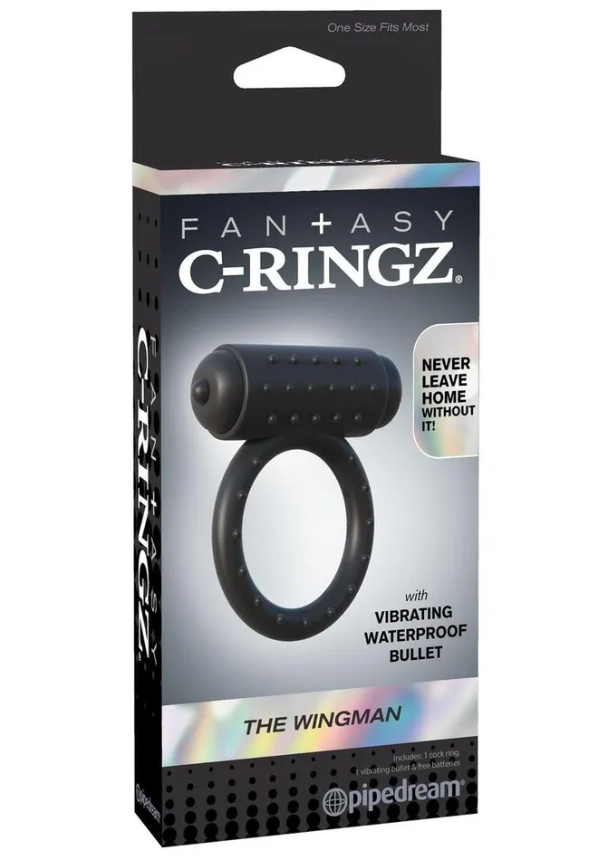 Fantasy CRingz The Wingman Cock Ring with Bullet Fantasy CRingz Male Sex Toys Fantasy CRingz The Wingman Cock Ring with Bullet Fantasy CRingz Male Sex Toys