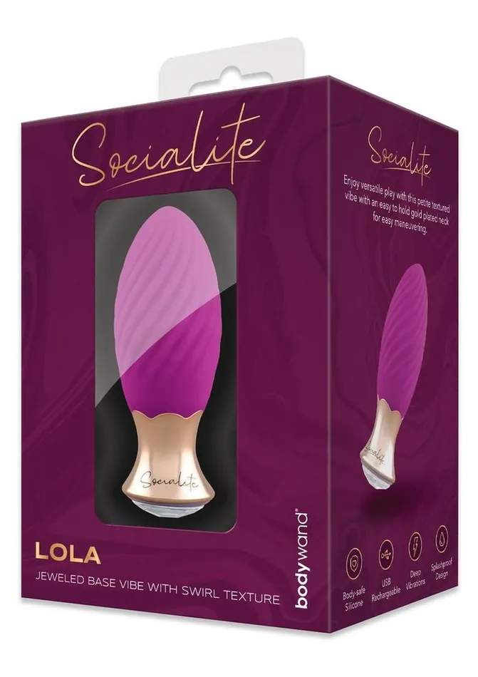 Female Sex Toys Bodywand Bodywand Socialite Lola Rechargeable Silicone Vibrator