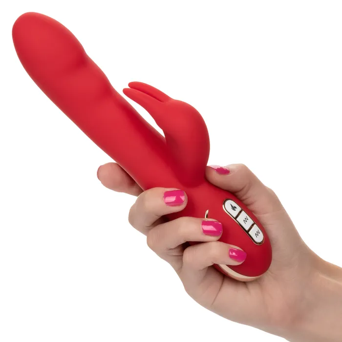 Female Sex Toys California Exotic Jack Rabbit Signature Heated Silicone UltraSoft Rabbit