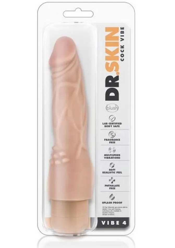 Female Sex Toys Dr Skin Dr Skin Cock Vibe 4 Vibrating Dildo