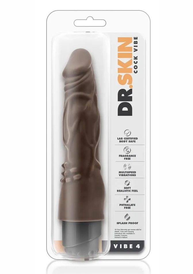 Female Sex Toys Dr Skin Dr Skin Cock Vibe 4 Vibrating Dildo