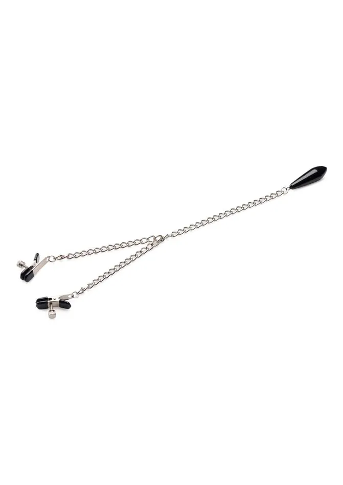 Female Sex Toys Master Series Master Series Titty Taunter Nipple Clamps with Weighted Bead Female Sex Toys Master Series Master Series Titty Taunter Nipple Clamps with Weighted Bead