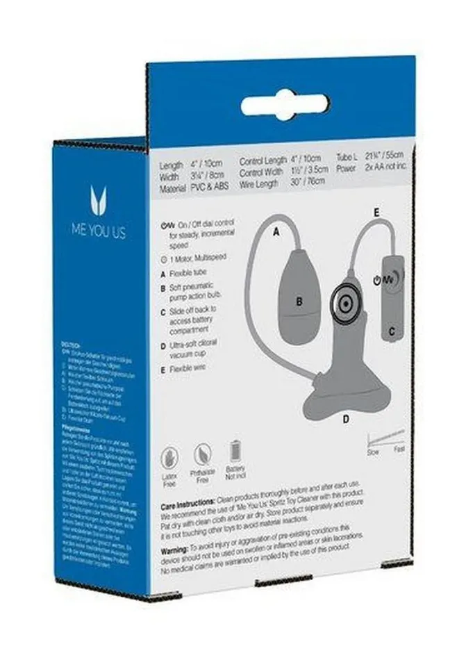 Female Sex Toys Me You Us ME YOU US Clitoral Masseuse Vibrating Clit Pump