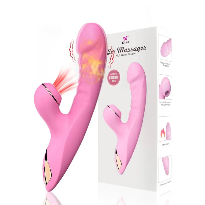 Female Sex Toys Onion Toy Smart Heating Vibrating Dildo with Clitral Sucking Stimulator Female Sex Toys Onion Toy Smart Heating Vibrating Dildo with Clitral Sucking Stimulator