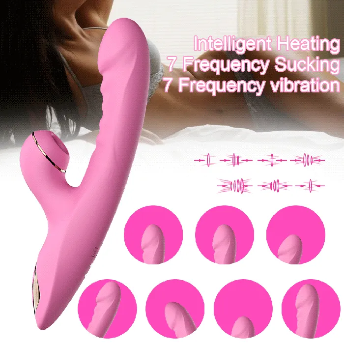Female Sex Toys Onion Toy Smart Heating Vibrating Dildo with Clitral Sucking Stimulator Female Sex Toys Onion Toy Smart Heating Vibrating Dildo with Clitral Sucking Stimulator