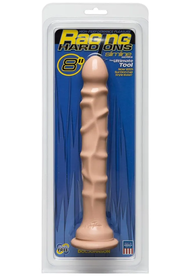 Female Sex Toys Raging HardOns Slimline Series The Ultimate Tool Dildo with Suction Cup Doc Johnson