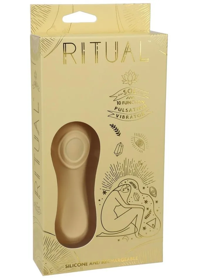 Female Sex Toys Ritual Sol Rechargeable Silicone Pulsating Vibrator Ritual