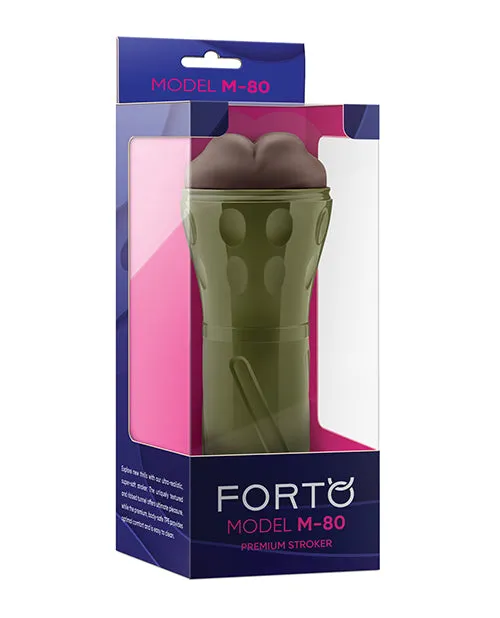 Forto Model M80 HardSide Mouth Masturbator Dark Vvole Male Sex Toys