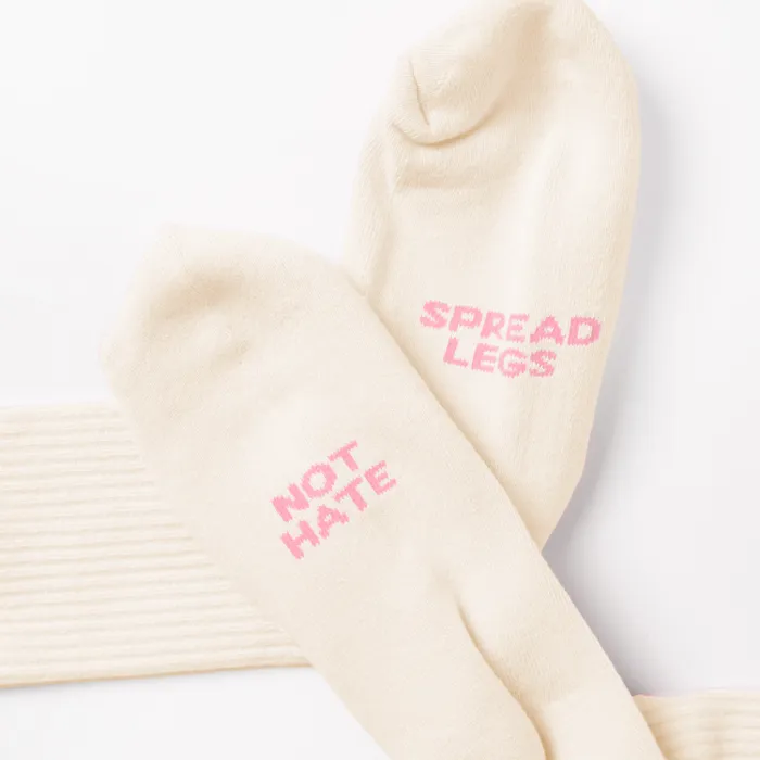 Girls Get Off USAUK Vibrators Spread Love Not Hate Socks