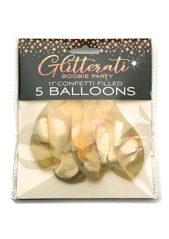 Glitterati Boobie Party Confetti Balloons Candyprints Party Vibrators
