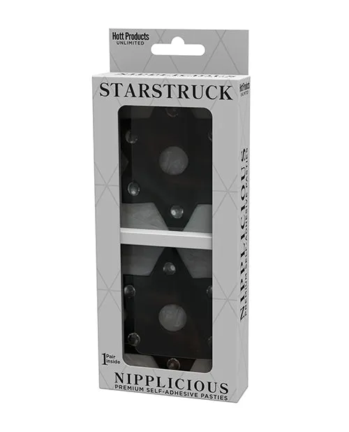 Hott Products Restraints Nipplicious Starstruck Leather Pasties wStuds Nipple Hole Black Hott Products Restraints Nipplicious Starstruck Leather Pasties wStuds Nipple Hole Black