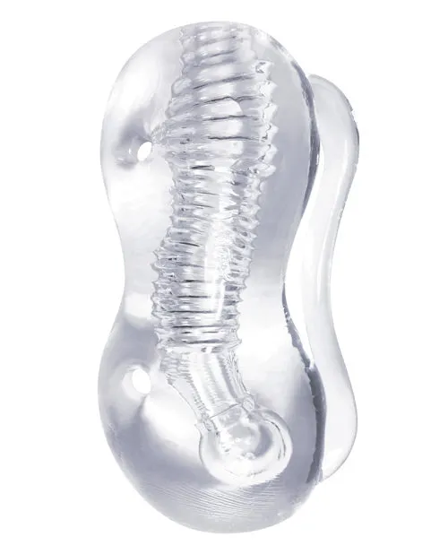 Icon Brands INC Male Sex Toys The 9s Clear Stroke Twister Masturbator
