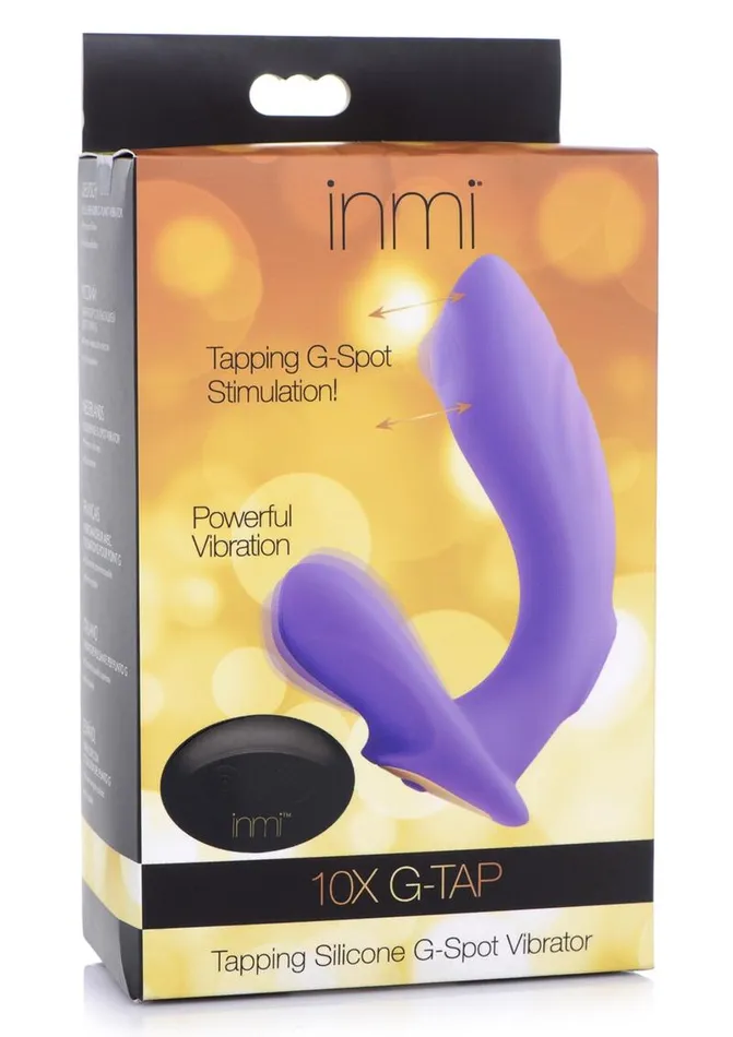 Inmi Female Sex Toys Inmi 10x GTap Tapping Rechargeable Silicone GSpot Vibrator