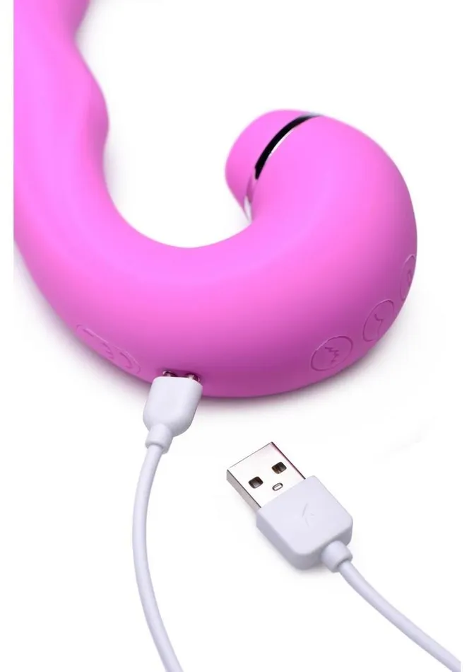 Inmi Shegasm 5 Star Tapping Silicone Rechargeable GSpot Vibrator with Suction SHEGASM Female Sex Toys