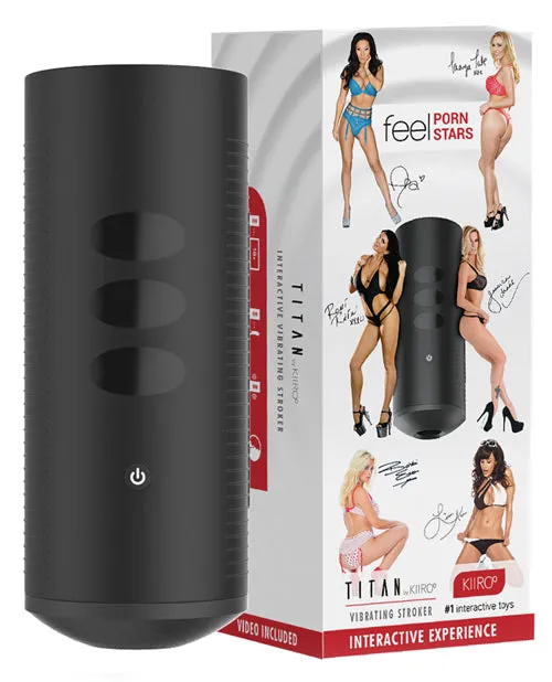 Kiiroo Titan The Experience Interactive Vibrating Stroker Black Kiiroo Bv Male Sex Toys Kiiroo Titan The Experience Interactive Vibrating Stroker Black Kiiroo Bv Male Sex Toys