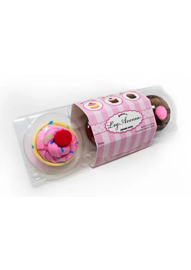 Leg Avenue Cupcake Socks Sets 3 Pairs Leg Avenue Vibrators