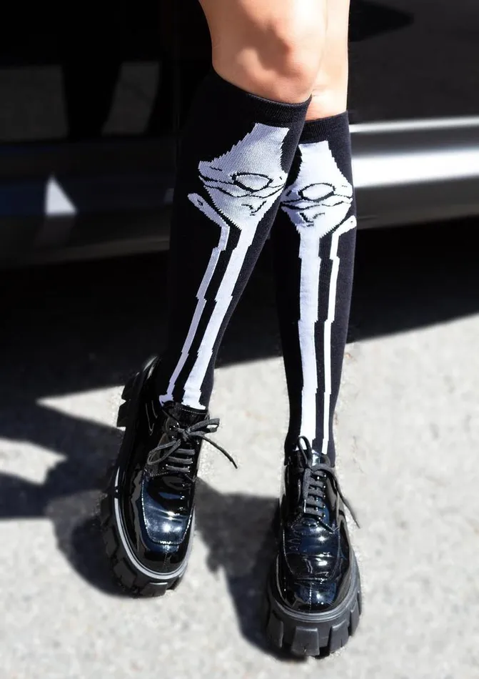 Leg Avenue Skeleton Over The Knee Socks Leg Avenue Dildos