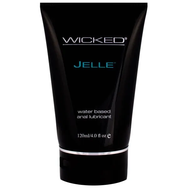 Lubricants Wicked Jelle Water Based Anal Lubricant 120 ml 4 oz Bottle Wicked Lubricants Wicked Jelle Water Based Anal Lubricant 120 ml 4 oz Bottle Wicked