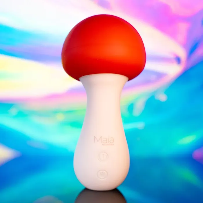 Maia Toys Vibrators Maia SHROOMIE RedWhite 115 cm Rechargeable Mushroom Shaped Vibrator Maia Toys Vibrators Maia SHROOMIE RedWhite 115 cm Rechargeable Mushroom Shaped Vibrator
