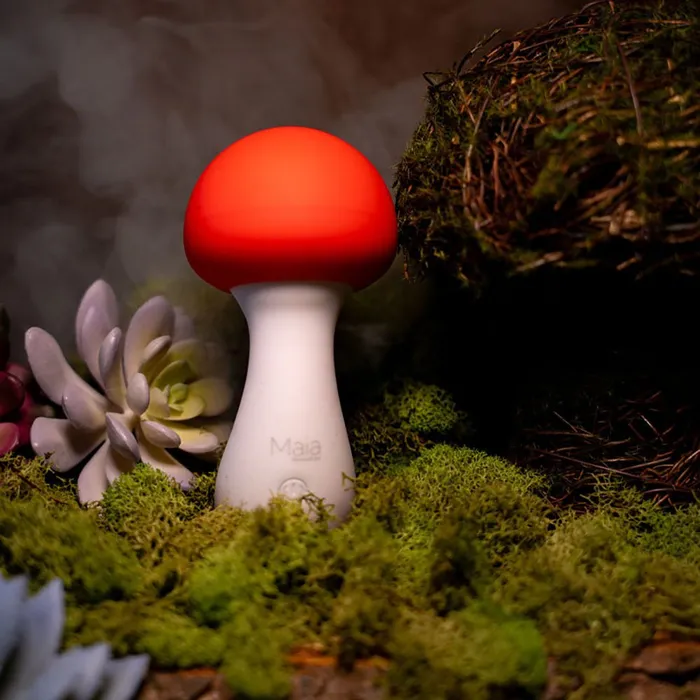 Maia Toys Vibrators Maia SHROOMIE RedWhite 115 cm Rechargeable Mushroom Shaped Vibrator Maia Toys Vibrators Maia SHROOMIE RedWhite 115 cm Rechargeable Mushroom Shaped Vibrator