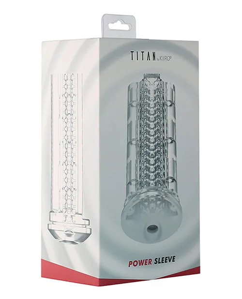 Male Sex Toys Kiiroo Bv Kiiroo Power Sleeve for Titan Clear