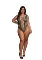 Male Sex Toys Le Desir VNeck Teddy with Opaque Panels Le Desir