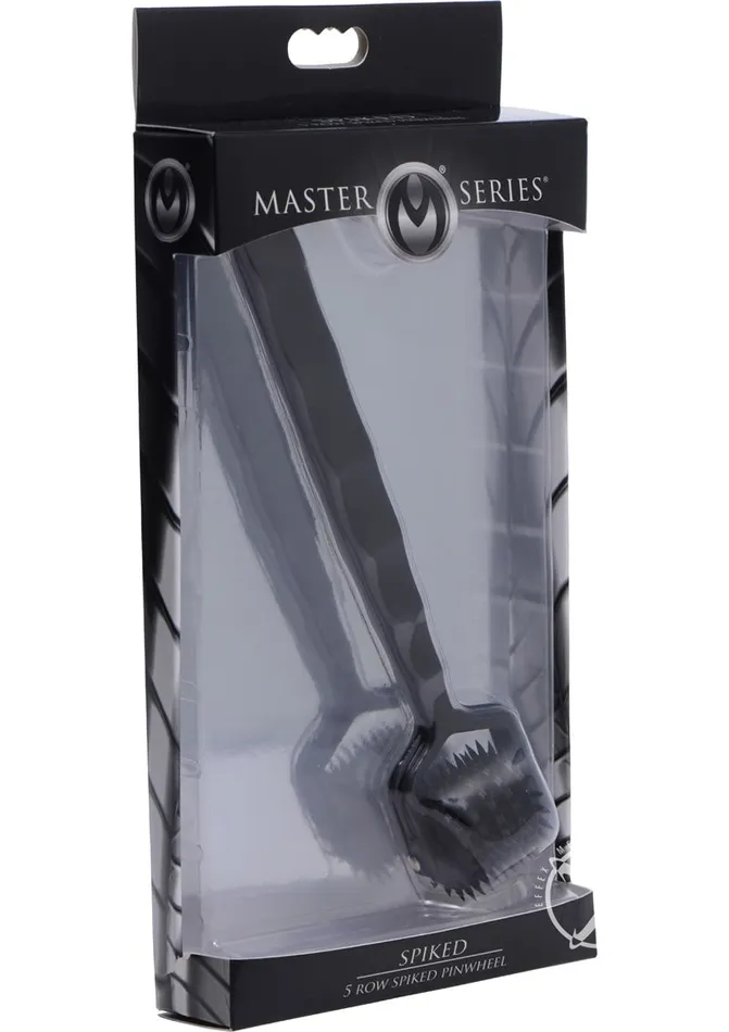 Male Sex Toys Master Series Spiked 5 Row Pinwheel Master Series